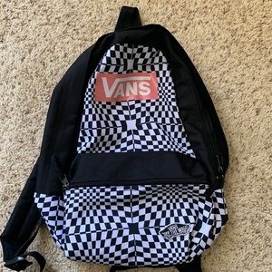 VANS checkerboard backpack